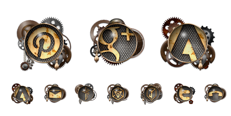 steam punk icons ico format
